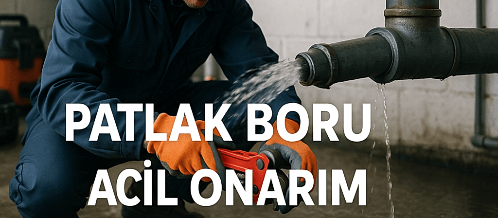 Patlak Boru Acil Onarım